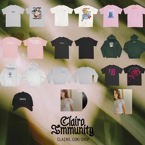 Clairo Merch, Anniversary Shirts, Claire Cottrill, Graphic Shapes Design, Anniversary Shirt, One Year Anniversary, Year Anniversary, Design Inspo, Illustration Design