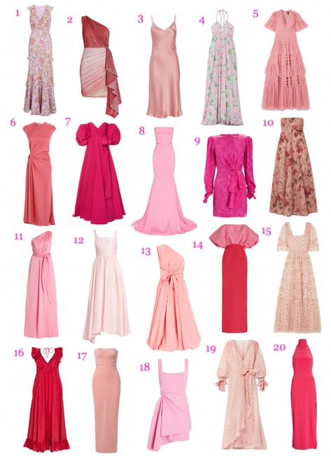 Pink Guest Dress, Pink Dress Wedding Guest Outfit Ideas, Pink Wedding Outfit Guest, Blue And Pink Wedding Guest Outfit, Pink Dress Outfit Wedding, Pink Wedding Guest Outfit, Wedding Guest Outfit Western, Pink Dress For Wedding Guest, Pink Dress Outfit Wedding Guest