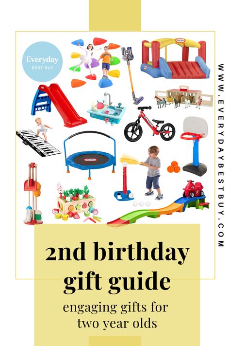 Searching for gifts for toddlers? Explore our curated list of the best toddler gifts for a 2 year old birthday. Perfect toys and outdoor fun ideas await! Presents For 2 Year Boy, Two Year Old Birthday Gifts, Best Gift For One Year Old, Two Year Old Stocking Stuffers, Toddler Toys Age 2-3, Birthday Gift Guide, Toddler Gift Guide, Christmas Presents For Boys, Gifts For Toddlers