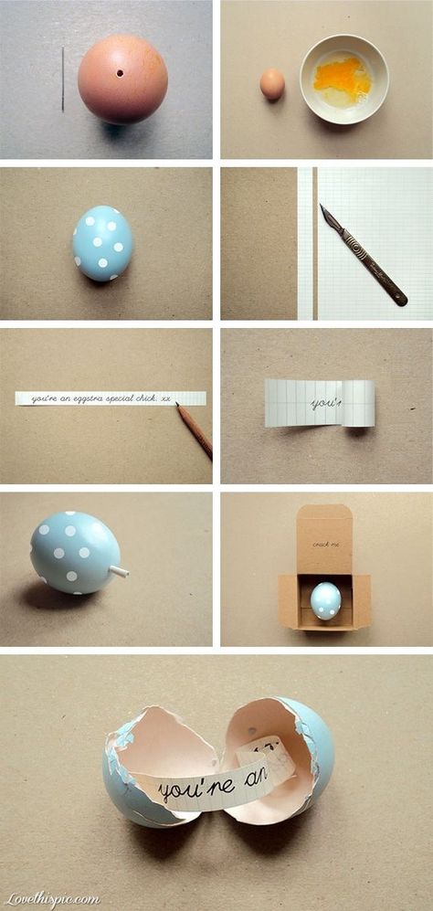 Diy – Velikonoce, Seni Dan Kraf, Do It Yourself Crafts, Easter Crafts Diy, Cute Messages, Cool Ideas, An Egg, E Card, Crafty Craft