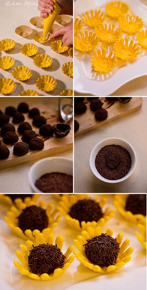 Sunflower Party, Sunflower Baby Showers, Wedding Cake Alternatives, Torte Cupcake, Snacks Für Party, Chocolate Frosting, Shower Cake, Shower Cakes, Cute Food