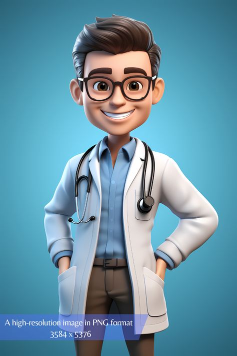 Doctor Cartoon Image, Doctor Animation, Doctor Cartoon Character, A Good Doctor, Doctor Cartoon, Doctor Cat, Doctor Design, Doctor Images, 2d Character Animation