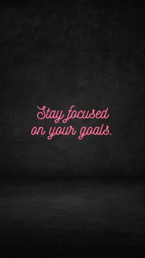 Stay focused Powerful Lockscreens, Positive Quotes Motivation Wallpaper, Pink Ipad Aesthetic Wallpaper, Gym Girlies Aesthetic Wallpaper, Black And Pink Quotes, Focus On The Good Wallpaper, Pastel Pink And Black Aesthetic, Pink And Black Quotes, Pink Wallpaper Positive Quotes