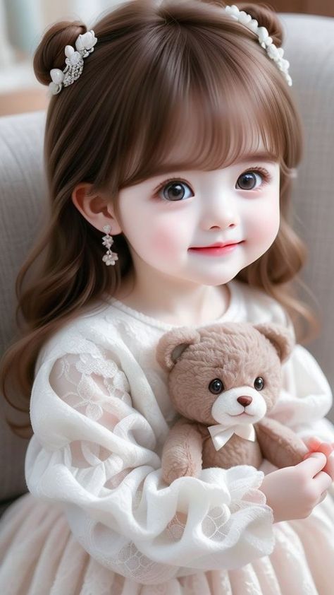 Doll Wallpaper Beautiful, Cute Dolls For Dp, Cute Doll Wallpaper, Romantic Dinner Decoration, Create Wedding Invitations, Disney Character Drawing, Korean Picture, Cute Good Morning Images, Phone Background Patterns