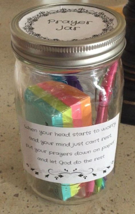 Appreciation Jar Ideas, Church Gifts Women's Ministry, Women’s Retreat Gift Ideas, Christian Mason Jar Gifts, Secret Pal Gifts For Women, Gift Jars Ideas For Women, Inspirational Crafts For Women, Sister Appreciation Gifts, Women Ministry Gift Ideas