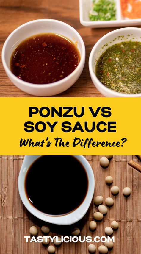 difference between soy sauce and ponzu | can i substitute ponzu for soy sauce | Ponzu Vs Soy Sauce | refreshing spring recipes | quick lunch recipes | dinner ideas | easy dinner recipe | healthy dinner recipe Ponzu Sauce Recipe Dishes, Spicy Ponzu Sauce Recipe, Recipes With Ponzu Sauce, Refreshing Spring Recipes, Ponzu Sauce Recipe, Spicy Sauce Recipe, Creamy Sauce For Chicken, Dumpling Dipping Sauce, Recipe Healthy Dinner