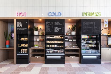 Grab And Go Ideas, Grocery Store Design, Sydney Hotel, Sydney Airport, Supermarket Design, Hotel Branding, Cafe Interior Design, Shop Interior Design, Retail Display