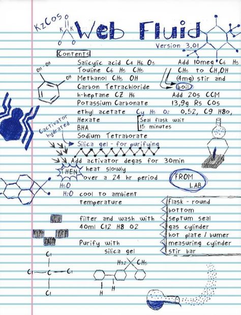 Spider Man Web Fluid Formula, Spiderman Blueprints, Spiderman Oc Names, X Men Drawings Pencil, Spider Man Webs, Spider Web Spiderman, Spiderman Oc Template, Web Shooters Design Sketch, Web Fluid Formula Spiderman