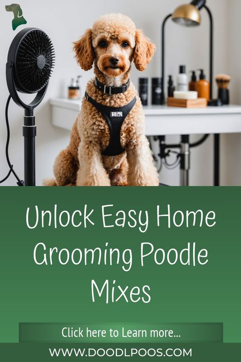 Unlock Easy Home Grooming Poodle Mixes Cocker Spaniel Poodle Mix, Terrier Poodle Mix, Maltese Poodle Mix, Cocker Spaniel Poodle, Poodle Mix Breeds, Grooming Hacks, Dog Grooming Tips, Yorkie Poo, Old English Sheepdog