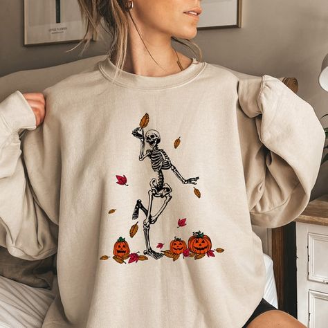 Halloween Sweatshirt Dancing Skeleton Crewneck Sweatshirt Fall Sweater Pumpkin Spice Tee Shirt Thanksgiving Autumn Tan 1785
Fall Aesthetic | Autumn Aesthetic | Autumn Finds | Fall Finds | Spooky Season | Halloween | Fall Weather

Fall weather - fall season - fall - spooky season - trees - orange - fall photography - autumn weather  - autumn season - football - warm and cozy - fall vibes - aesthetically pleasing - aesthetic - fall aesthetic Skeleton Sweatshirt, Sweater Pumpkins, Pumpkin Sweatshirt, Crewneck Sweatshirt Women, Dancing Skeleton, Pumpkin Sweatshirts, Halloween Skeleton, Fall Sweater, Halloween Sweatshirt