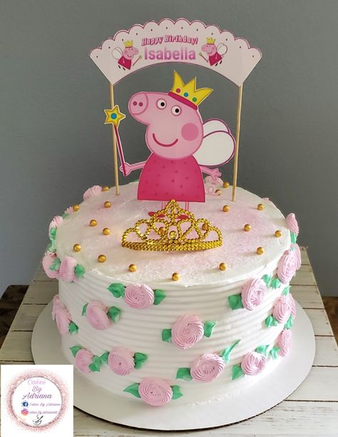 Pepa Pig Cake Ideas, Pastel Moto, Park Party Decorations, Pippa Pig, Birthday Cakes Girls Kids, Pig Cookies, Peppa Pig Cake, Peppa Pig Birthday Party, Pepa Pig