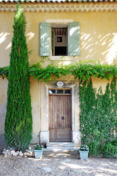 Provence Villa Rental | Bonnieux Countryside Villa | Haven In French Paint Colors, Provence Villa, Old World Interiors, Old World Design, French Villa, Green Shutters, French Farmhouse Decor, Revere Pewter, French Country Design