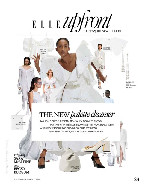 Elle Magazine Aesthetic, Elle Magazine Layout, Fashion Lookbook Design, Mood Board Fashion Inspiration, Vogue Aesthetic, Magazine Format, Fashion Journalism, Fashion Magazine Design, Mises En Page Design Graphique