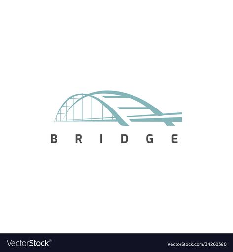 Bridge Logo Design, Bridge Vector, Graphic Moodboard, Road Bridge, Ppt Design, Consulting Logo, Vector Template, Logo Design Template, Event Center