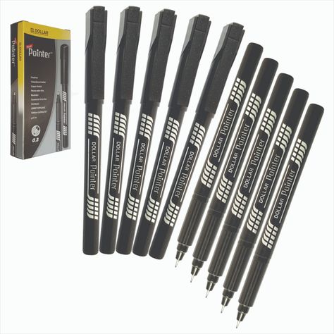 DOLLAR Fineliner Pens, BLACK, 0.3mm Ultra Fine Felt Tip, Pack of 10, Precise Writing, Write Draw Sketch Colour Mark Fine Line Pens

Buy on Zofax
https://www.zofax.co.uk/Pens/Fineliner-Pens/ZW0615187/DOLLAR-Pointer-Plus-10-x-0-3mm-Fine-Pens-BLACK-Fineliner-Fine-Line-Pens-Draw-Write

Buy on Amazon
https://www.amazon.co.uk/dp/B09VF5Z586

Buy on eBay
https://www.ebay.co.uk/itm/283754454204

#blackfineliner #dollar #writingpens #zofax #fineliner #blackpen Sketch Colour, Fineliner Pens, Drawing Games, Brand Loyalty, Draw Sketch, Pencil Writing, Fine Pens, Must Have Tools, Felt Tip