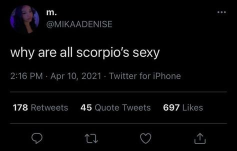 Scorpio Tweets, Scorpio Queen, Zodiac Quotes Scorpio, Scorpio Birthday, Season Quotes, Birthday Quotes For Me, Scorpio Zodiac Facts, Scorpio Quotes, Birthday Fits