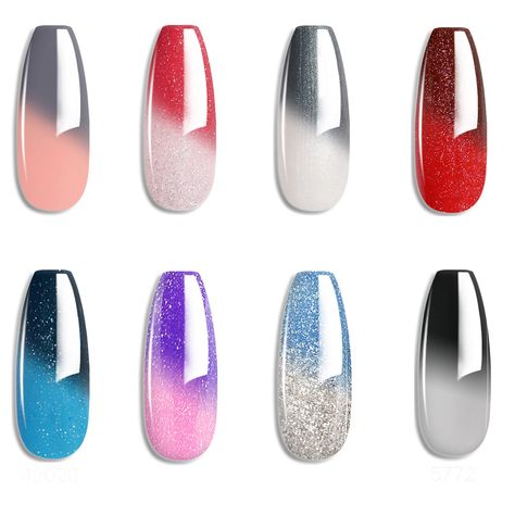 Mood Changing Nail Polish, Mood Gel Polish, Mood Nail Polish, Color Changing Nail Polish, Color Changing Gel Polish, Shellac Nail Polish, Thermal Nail Polish, Uv Nail Polish, Color Change Nail Polish