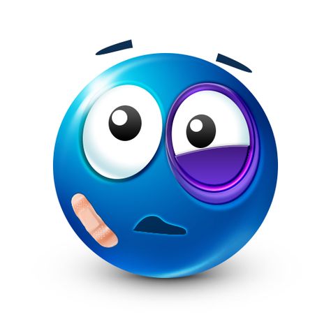 Black-Eye Facebook Smiley Wütender Smiley, Emoji Meme Funny, Emoji Man, Epic Face, Shocking Blue, Blue Emoji, Funny Emoji Faces, Funny Emoticons, Smiley Emoji