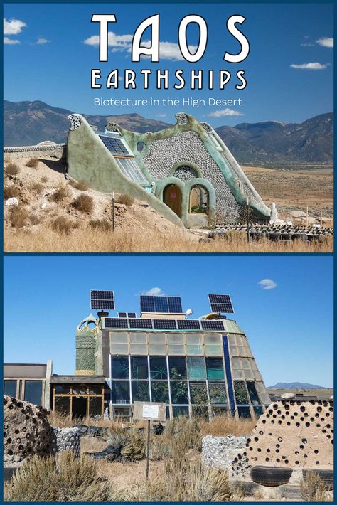 The Earthship, and the concept of biotecture, was conceived in Taos, New Mexico, the brainchild of Michael Reynolds. Earthships Taos New Mexico, Taos Earthship, Earthship House, Michael Reynolds, Fog Painting, Traveling Usa, Earthship Biotecture, Earth Ship, Hippie Garden