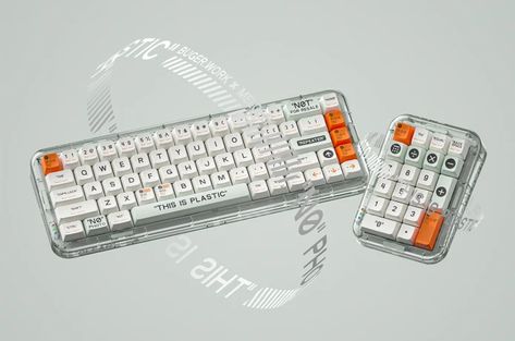 Off White Aesthetic, Mochila Edc, Custom Mechanical Keyboard, Chassis Design, Keyboard Keys, Pc Keyboard, Cool Tech, Room Accessories, Mechanical Keyboard