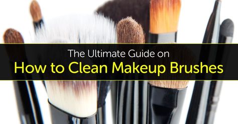 how to clean makeup brushes - Learn how to deep-clean both make-up brushes and sponges to extend the life of the brush and keep your skin healthy and your brushes like new. Discover quick tricks to aid in cleaning and absolute don'ts that will ruin your brushes. #brush #cleaning #skin Clean Granite Countertops, Cleaning Granite Countertops, Clean Makeup Brushes, How To Wash Makeup Brushes, How To Clean Granite, Foundation Tips, Simple Health, Make Up Brushes, How To Clean Makeup Brushes