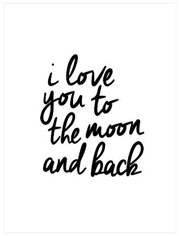 Another way to inspire your bedroom with this wall art of declaring your love to your beloved... I love you to the moon and back #love #peace #art #wallart #decoration #valentine #diy Typographic Art, Art Quotes Inspirational, Typographic Print, To The Moon And Back, Quotes Words, To The Moon, Favorite Quotes, Words Quotes, Quotes To Live By