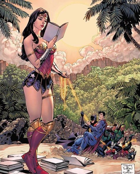 Art Dc Comics, Wonder Woman Art, Heroic Fantasy, Univers Dc, Comic Characters, Superman Wonder Woman, Arte Dc Comics, Wonder Women, Dc Comics Artwork