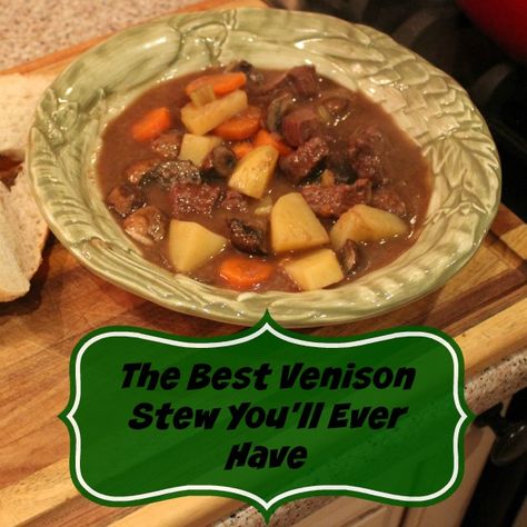 Ranch Style Kitchen, Deer Stew, Marinated Venison, How To Cook Venison, Venison Backstrap, Elk Recipes, Zinfandel Wine, Venison Stew, Deer Recipes