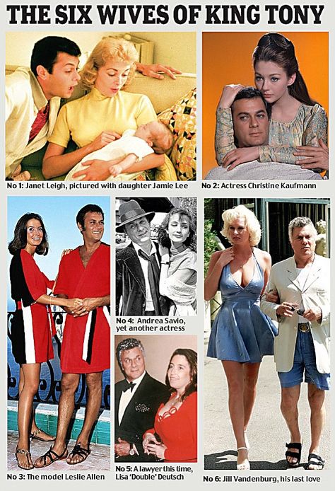 Tony Curtis' wife Jill weeps as she pays tribute to Hollywood legend Walter Matthau, Jackie Gleason, Betty Ford, Rudolph Valentino, Yvonne De Carlo, Janet Leigh, Tony Curtis, Lee Curtis, Jamie Lee Curtis