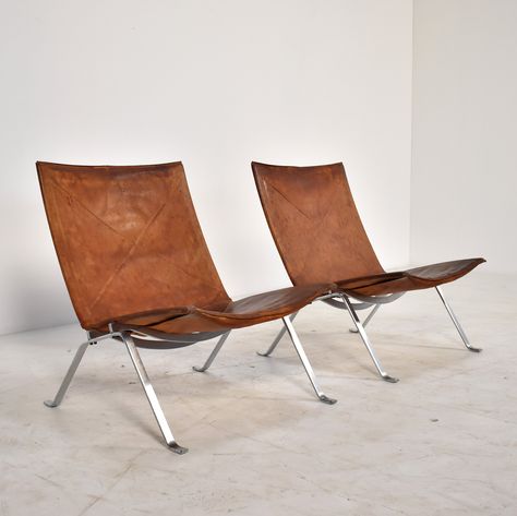 Pk22 Chair, Office Objects, Soft Furniture, Mies Van Der Rohe, Mid Mod, Barcelona Chair, Butterfly Chair, Lounge Chairs, Vintage Design