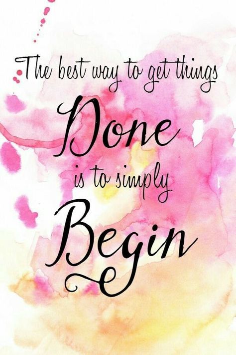 The best way to get things done is to simply begin. | #inspiration | #motivation | #productivity | #quote Ge Aldrig Upp, Get Things Done, How To Stop Procrastinating, E Card, Life Coaching, Printable Quotes, A Quote, Getting Things Done, The Words