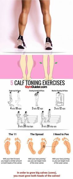 When you head to the gym for a leg workout you may focus on the large muscles of the thighs and hips -- neglecting your lower legs. Taking time to work the calf muscles offers aesthetic and biomechanical benefits. Skipping training for the muscles of the calf can make you prone to injury so make an effort to target them in your next lower body strength-training session. Shapely calves create a desirous aesthetic look. Toned calves compliment a pair of heels! Calf Exercises, 12 Minute Workout, Tone Thighs, Thigh Muscles, Body Strength, Calf Muscles, Toning Workouts, Lower Body Workout, Muscle Fitness