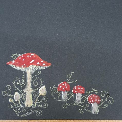 Toadstool Pottery Painting, Chalk Pens, Butterfly Illustration, Using Acrylic Paint, Window Art, Chalk Art, Pottery Painting, Ceramic Plates, Belly Button Rings