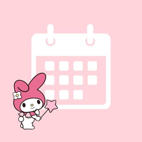 My Melody Calendar, My Melody App Icons, Sanrio Phone, Sanrio Icons, Icon Phone, Theme Phone, Kawaii App, Icon Widget, Ipad Aesthetic