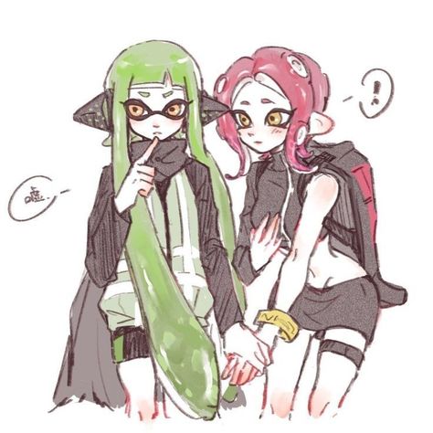 Agent 24 Splatoon, Agent 24, Agent 8, Agent 3, Splatoon Manga, Splatoon Comics, Ship Art, Art Inspiration Drawing, Splatoon