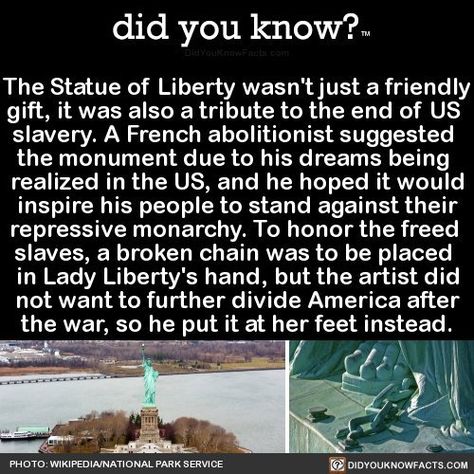 Mind Blowing Facts, Wow Facts, The Statue Of Liberty, Faith In Humanity Restored, Humanity Restored, Historical Facts, Interesting History, The More You Know, Faith In Humanity