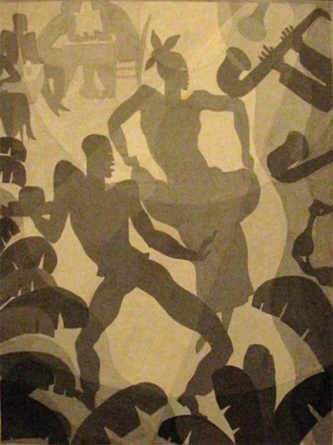 Love poems, Blues poems – from The Harlem Renaissance Aaron Douglas, St Louis Art Museum, Black White Vintage, Jazz Age, Art Prints For Sale, African American Art, African American History, African Inspired, Affordable Art