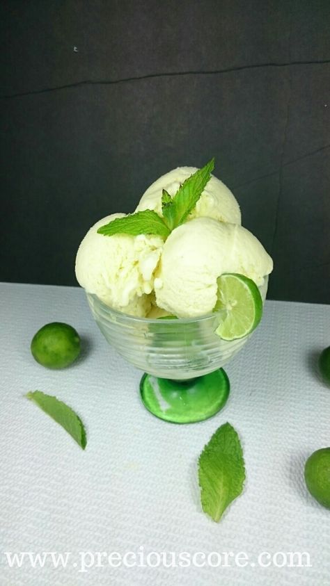 Lime Ice Cream Recipe, Key Lime Ice Cream, Lime Ice Cream, Frozen Dessert Recipe, Mint Ice Cream, Ice Cream Ingredients, Chocolate Chip Ice Cream, No Churn Ice Cream, Cream Aesthetic