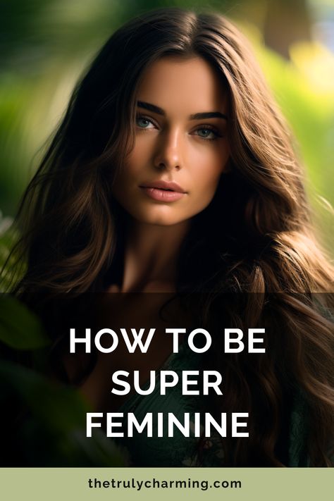 In this complete guide, you are going to learn how to boost your feminine energy. How to be feminine | Feminine energy How To Act More Feminine, How To Be Feminine Tips, How To Look Feminine, How To Become More Feminine, How To Be Soft And Feminine, How To Be More Feminine Tips, How To Be Feminine, Embracing Femininity, Feminine Aura