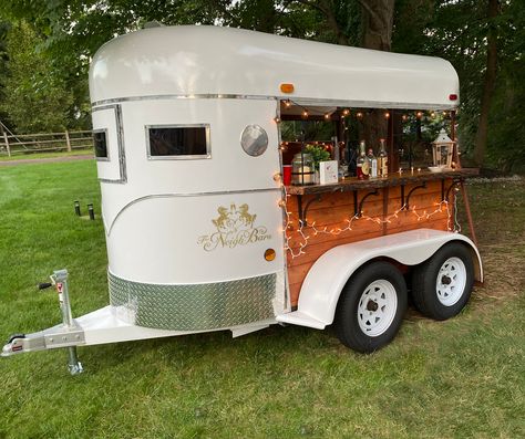 Now serving weddings and events in the Philly area. www.neighbars.net Booze Trailer, Horse Trailer Bar Ideas, Trailer Bar Ideas, Trailer Bars, Horse Trailer Bar, Camper Bar, Horse Float, Bar Trailer, Trailer Bar