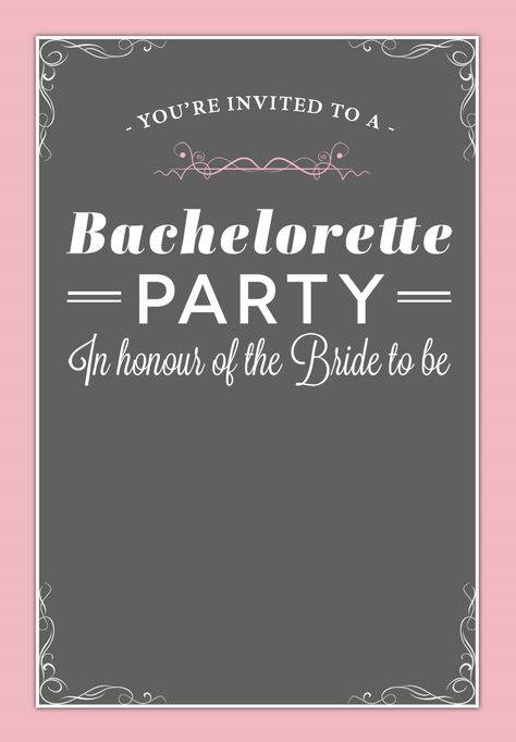 In Honour of The Bride - Free Printable Bridal Shower Invitation Template… Princess Bachelorette Party, Bachelorette Party Invites, Bachelorette Signs, Bachelor Party Invitations, Hens Party Invitations, Invitations Template, Bachelorette Party Invitation, Free Wedding Printables, Party Invite Design