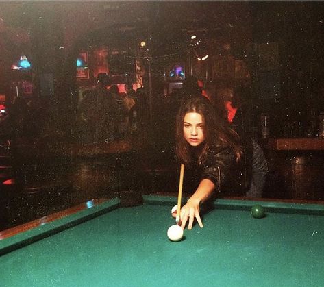 Pool Table Photoshoot, Billiards Aesthetic, Tiera Skovbye, Davina Claire, Danielle Campbell, Dive Bar, Gray Aesthetic, Foto Art, Trik Fotografi