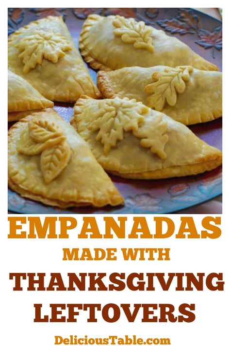 Thanksgiving Empanadas, Easy Leftover Turkey Recipes, Pocket Pies, Empanada Dough, Hand Pies Savory, Thanksgiving Leftover, Thanksgiving Leftover Recipes, Hand Pie Recipes, Turkey Ham