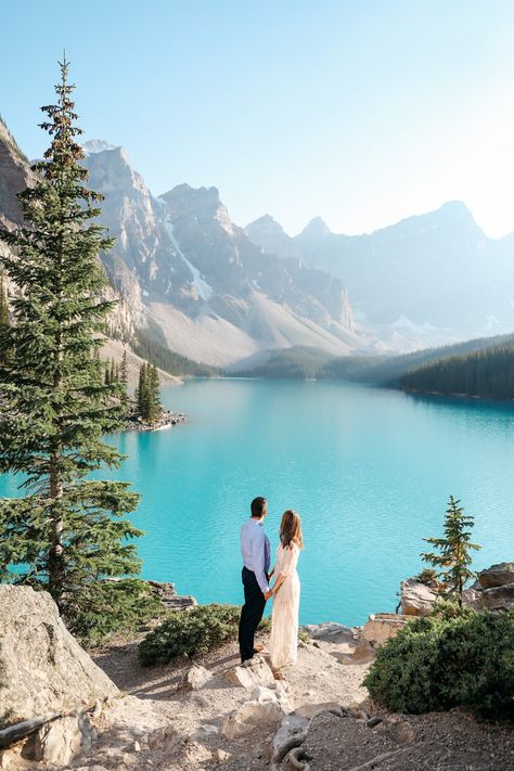 Banff Engagement Photo Session - Winter Lotus Photography Banff Engagement, Lotus Photography, Destination Engagement Photos, Lake Engagement Photos, Destination Engagement, Destination Photography, Moraine Lake, Lake Lodge, Lake Tahoe Weddings