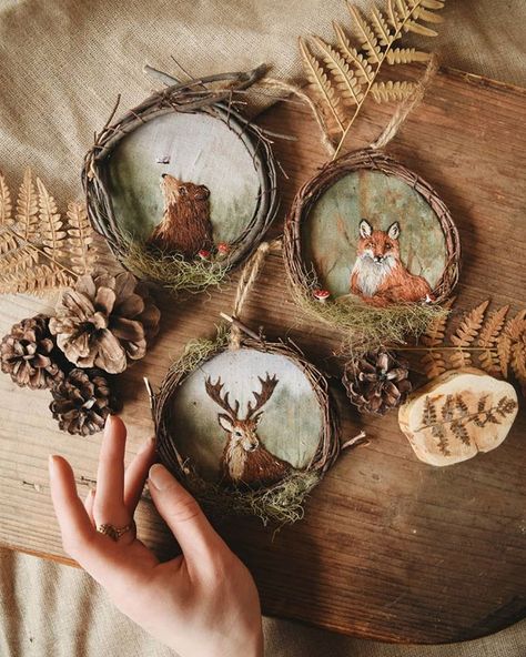 Woodland Whimsy, Wood Fox, Forest Wood, Fotografi Vintage, Woodland Christmas, Nature Forest, Nature Crafts, Embroidery Inspiration, Embroidery Art