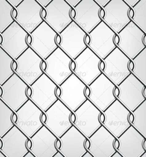 Fence Tattoo Design, Fence Tattoo, Grid Illustration, Lowrider Tattoo, Chain Fence, Steel Texture, Chicanas Tattoo, Chain Tattoo, Net Pattern