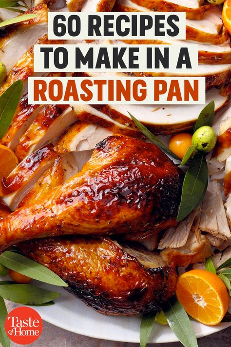 60 Recipes to Make in a Roasting Pan Roaster Oven Recipes Chicken, Roasting Pan Recipes, Roaster Oven Recipes, Roaster Recipes, Cooking For A Crowd, Pan Recipes, Potluck Recipes, Recipes To Make, Roast Recipes