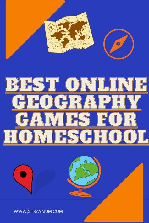 Online geography games are a fun way to liven up your homeschool geography lessons. Your kids will love taking their geography studies to the next level by incorporating some online games into their studies. Geography Homeschool, Geography Games, Online Games For Kids, Homeschool Geography, Geography Lessons, Homeschool Ideas, Home Education, Science Experiments, Online Games