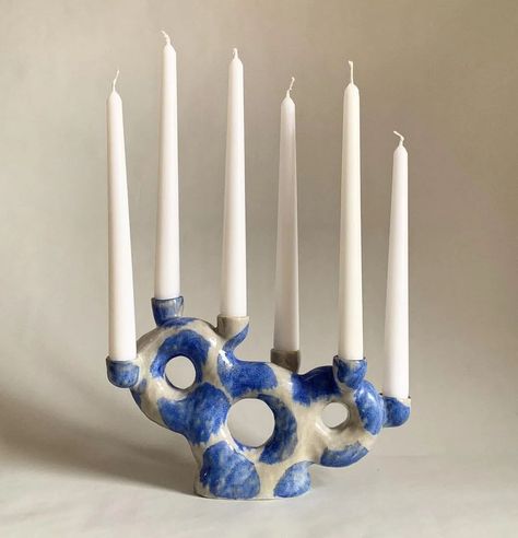 Candleholders Ceramic, Clay Classes, Traditional Pottery, Ceramic Candle Holders, Pottery Crafts, Ceramics Pottery Art, Pottery Ceramics, Ceramics Ideas Pottery, Ceramic Candle