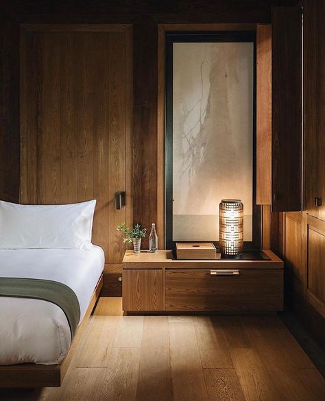 Noble on Instagram: “Designed by Kerry Hill Architects, Amanyangyun is a phenomenal architectural feat and relocation of 10,000 camphor trees to preserve a…” Sleep Time, Modern Bedroom Interior, Wood Architecture, Ceiling Design Bedroom, Interior Designing, Chic Bedroom, Grey Bedding, Hotel Room, Hotels Room